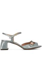 L'autre Chose Open Toe Sandals - Grey