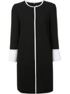 Victoria Victoria Beckham Pleated Cuff Dress - Black