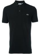 Lacoste Logo Patch Polo Shirt - Black