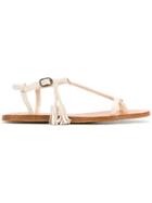 N.d.c. Made By Hand T-bar Sandals - White