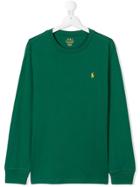 Ralph Lauren Kids Teen Embroidered Logo Sweatshirt - Green