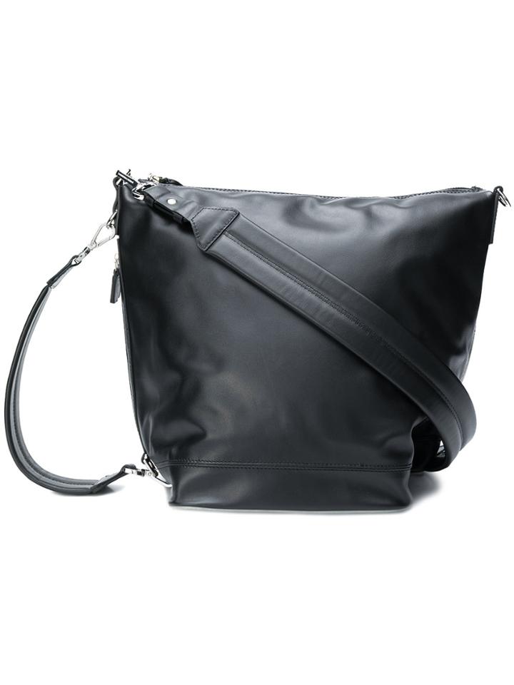 Paco Rabanne Top Zip Shoulder Bag - Black