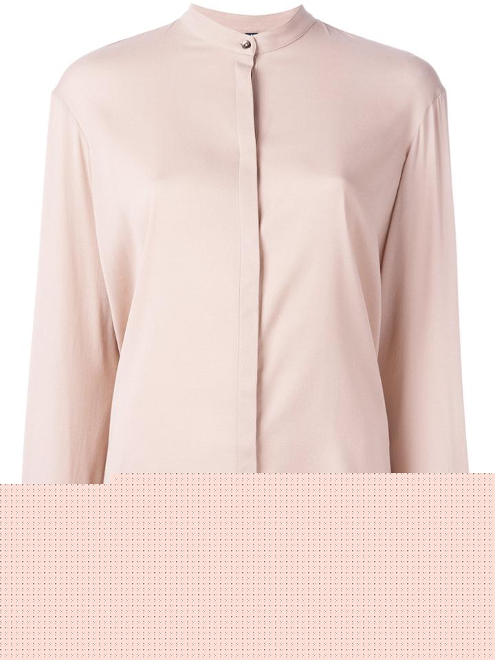 Zeus+dione Cut Out Long Sleeve Blouse - Black