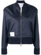 Thom Browne Center Back Navy Ripstop Bomber - Blue