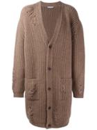 J.w.anderson Oversized Cardigan, Men's, Size: Large, Brown, Wool/alpaca