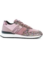Hogan Glitter Sneakers - Pink & Purple