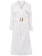 Mara Mac Belted Trench Coat - White