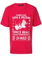 Zadig & Voltaire Tobias Printed T-shirt - Red