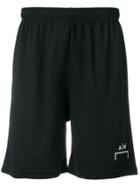A-cold-wall* Track Shorts With Embroidered Logo - Black