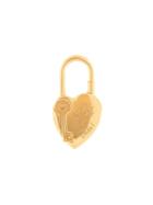 Hermès Pre-owned Fantaisie Cadena 2004 Heart Padlock Pendant - Gold