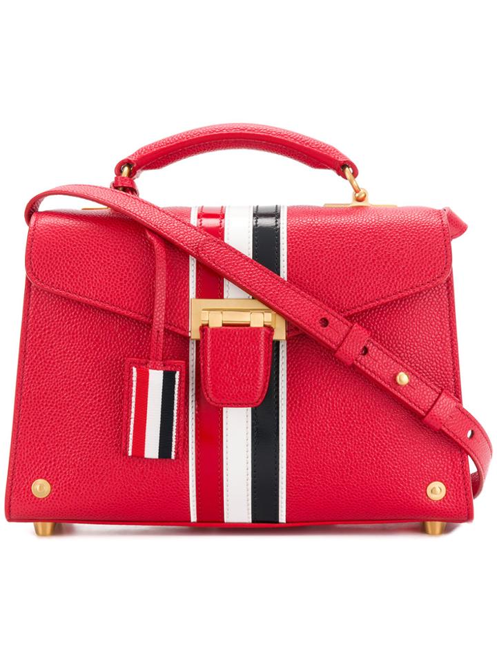 Thom Browne Tri-stripe 2way Bag - Red