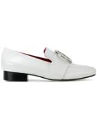 Dorateymur Logo Plague Loafers - White