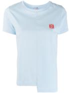 Loewe Asymmetrical T-shirt - Blue
