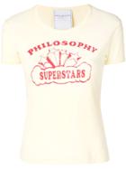 Philosophy Di Lorenzo Serafini Logo Printed T-shirt - Yellow
