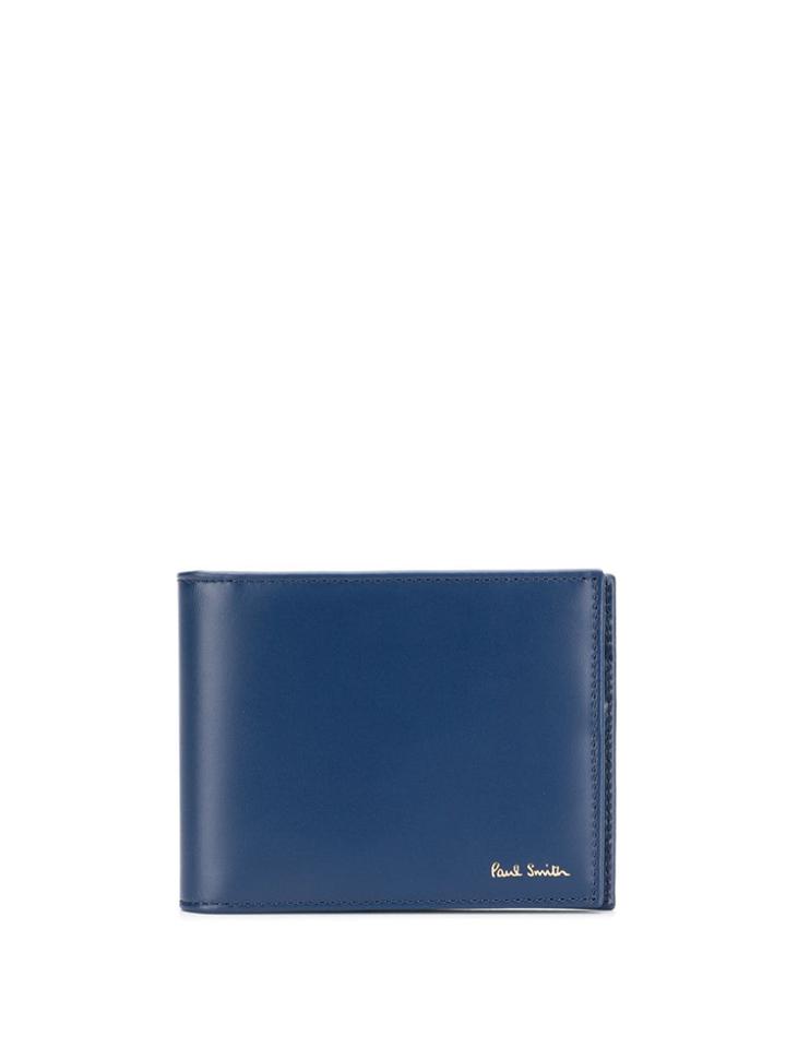 Paul Smith Foldover Wallet - Blue