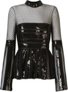 Reinaldo Lourenço Sheer Panel Blouse