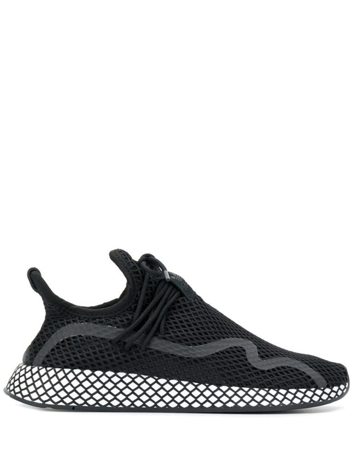 Adidas Thick Sole Sneakers - Black