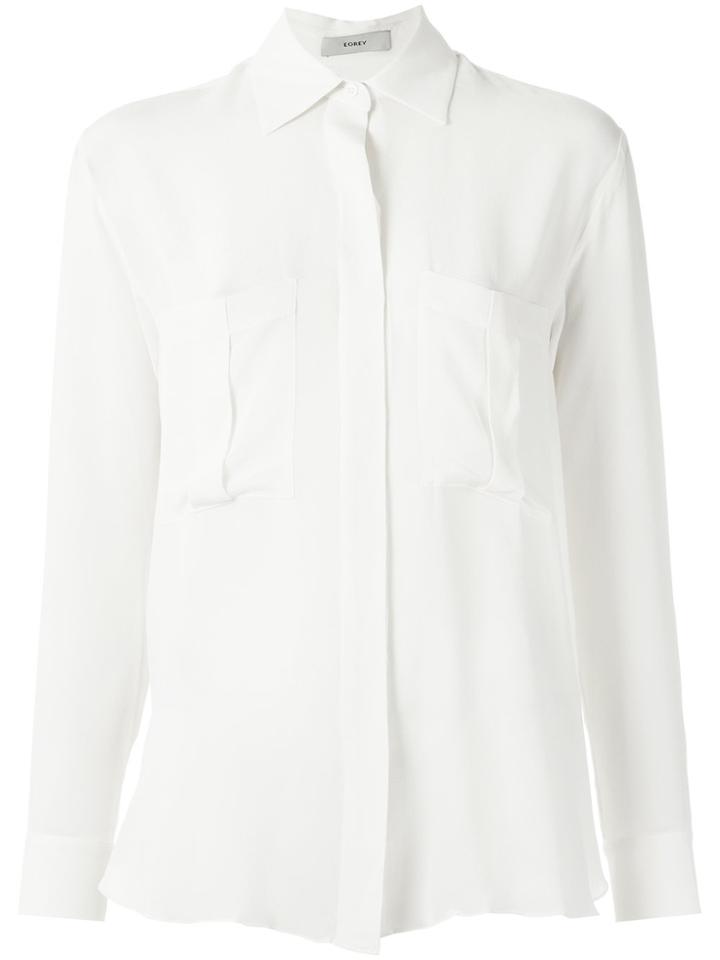 Eudon Choi Tie Detail Shirt - White