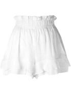 Isabel Marant Frilly Shorts - White