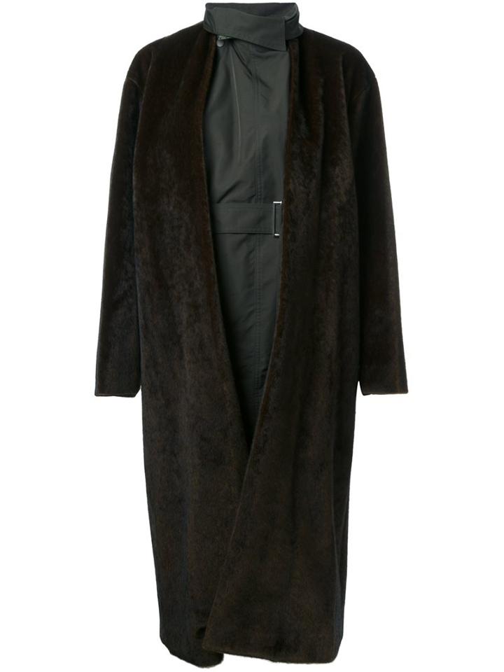Toga Layered Belted Coat
