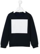 No21 Kids Square Print Sweatshirt, Boy's, Size: 9 Yrs, Blue