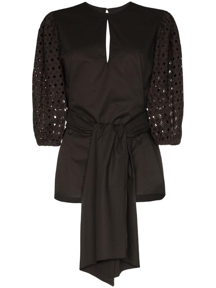Johanna Ortiz Our Secret Life Structured Blouse - Black