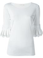 Roberto Capucci Ruffled Sleeve T-shirt