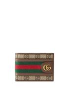 Gucci Ophidia Gg Mini Wallet - Brown