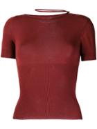 Jacquemus Short-sleeved Sweater - Red