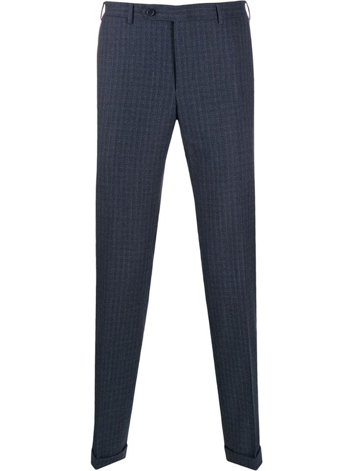 Canali Pantalon Azul Rayas Azul Marino - Blue