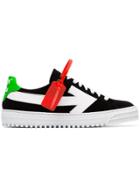 Off-white Black And White Suede Arrow Sneakers