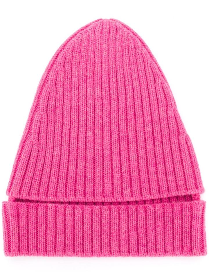 Colville Cut-out Beanie - Pink