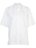 Wales Bonner Paneled Short Sleeved Shirt - White