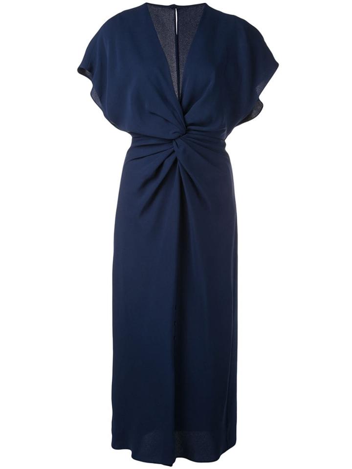 Prabal Gurung Jackie Knot Detail Dress - Blue