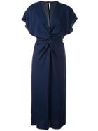 Prabal Gurung Jackie Knot Detail Dress - Blue