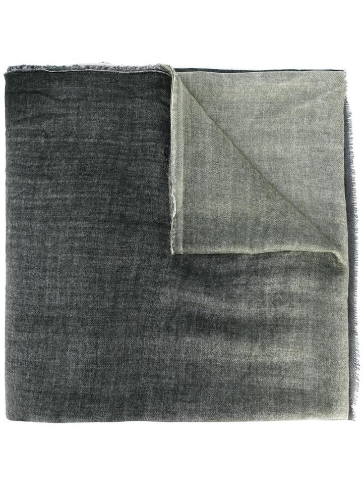 Faliero Sarti Dégradé Effect Scarf, Women's, Green, Silk/cashmere