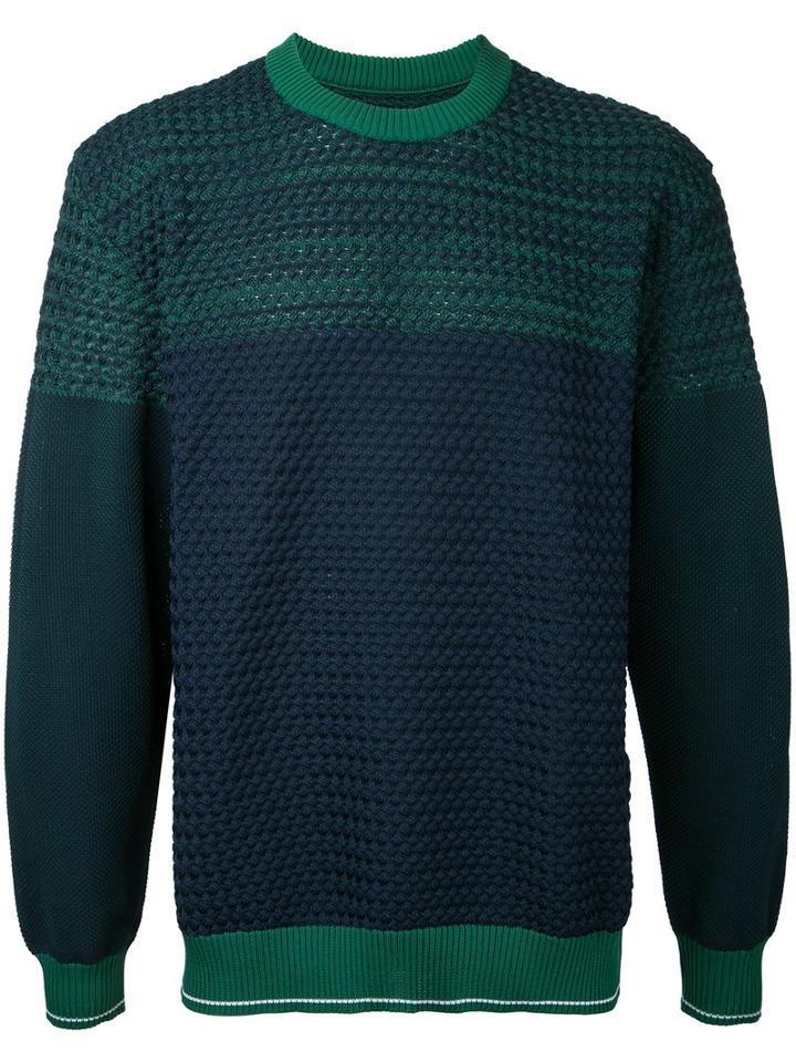 08sircus - Crew Neck Jumper - Men - Polyester - 5, Blue, Polyester