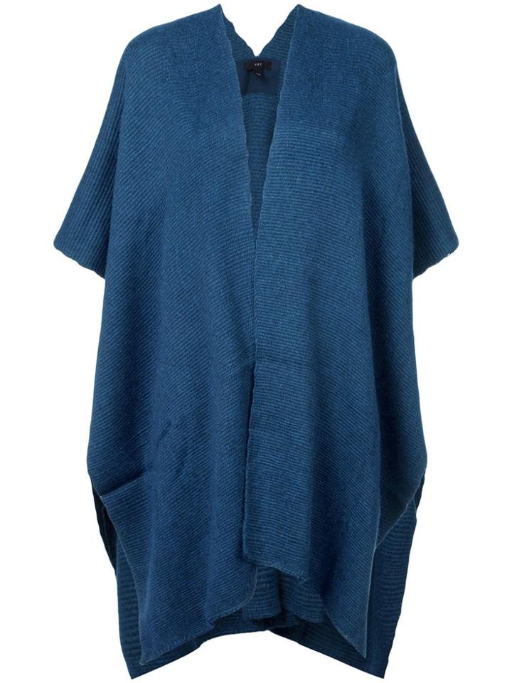 Voz Hand-woven Poncho - Blue