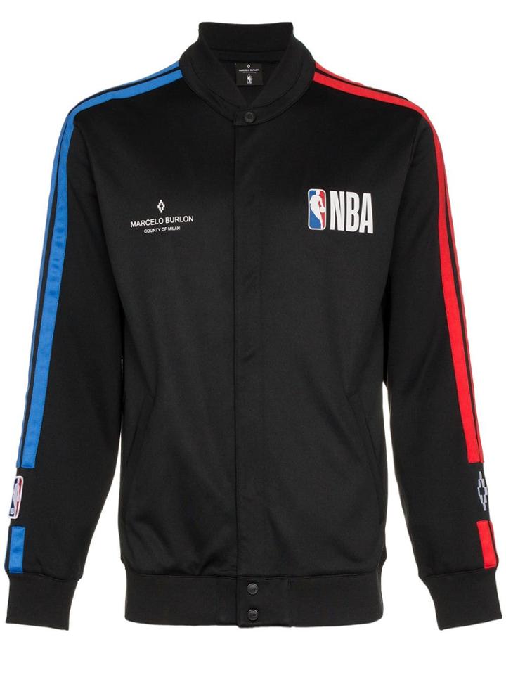 Marcelo Burlon County Of Milan Mb Nba Zip Swt Wt Bnd Dtl Blk Multi -