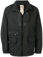 Ten-c Front Zipped Jacket - Black