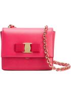 Salvatore Ferragamo Small 'vara' Crossbody Bag, Women's, Pink/purple