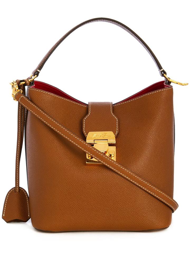Mark Cross Mini Tote Bag - Brown