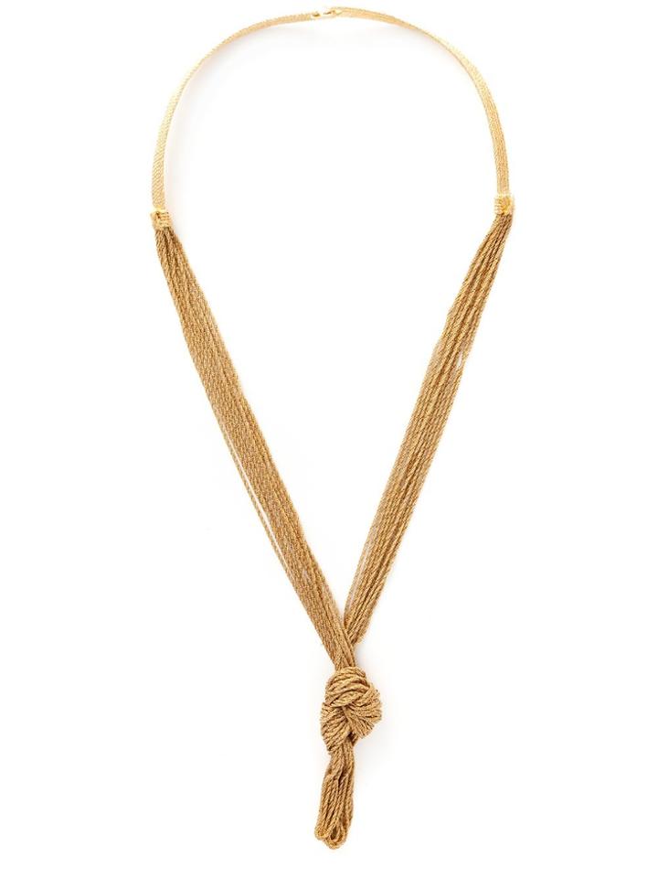 Aurelie Bidermann 'miki Dora' Statement Necklace - Metallic