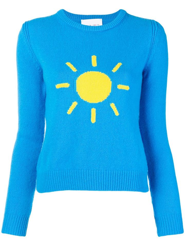 Alberta Ferretti Crew Neck Jumper - Blue