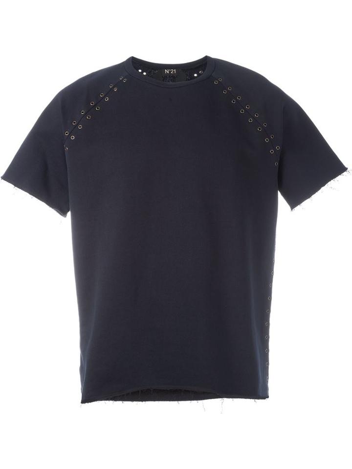 No21 Eyelet Detail T-shirt