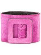 Yves Saint Laurent Vintage Wide Belt, Women's, Size: 38, Pink/purple