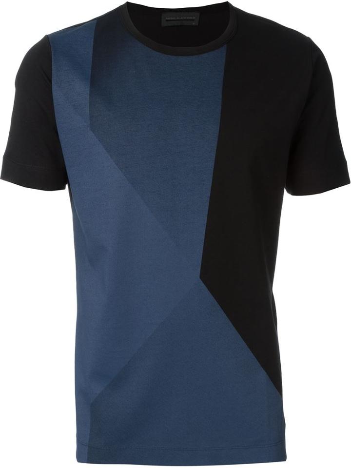 Diesel Black Gold Colour Block T-shirt