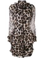 Philipp Plein Leopard Print Dress - Black