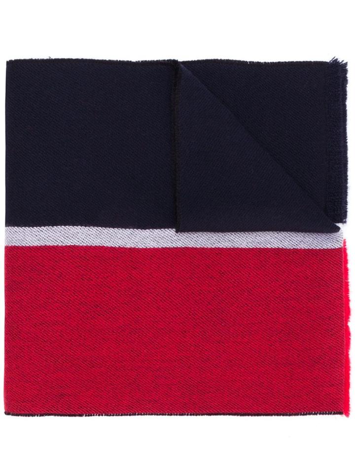 Destin Collage Striped Scarf - Black