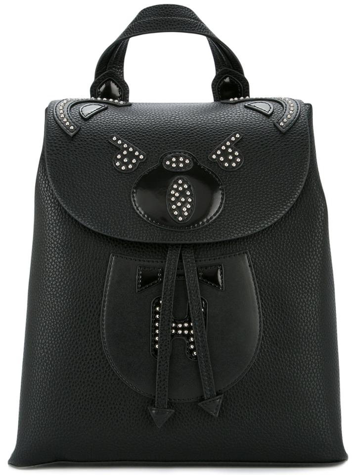 Hysteric Glamour Studded Bear Backpack - Black